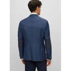 Boss H-Hutson Slim-Fit Blazer in Blue