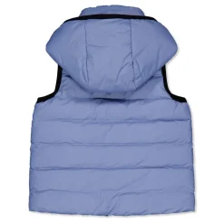 Boss Hooded Regular Fit Rev Vest in Grey