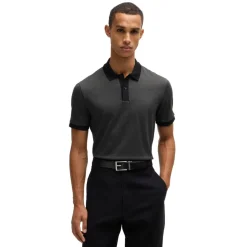Boss H-Parlay 432 Polo Shirt in Black
