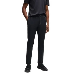 Boss Hwoven Tracksuit Bottoms in Black