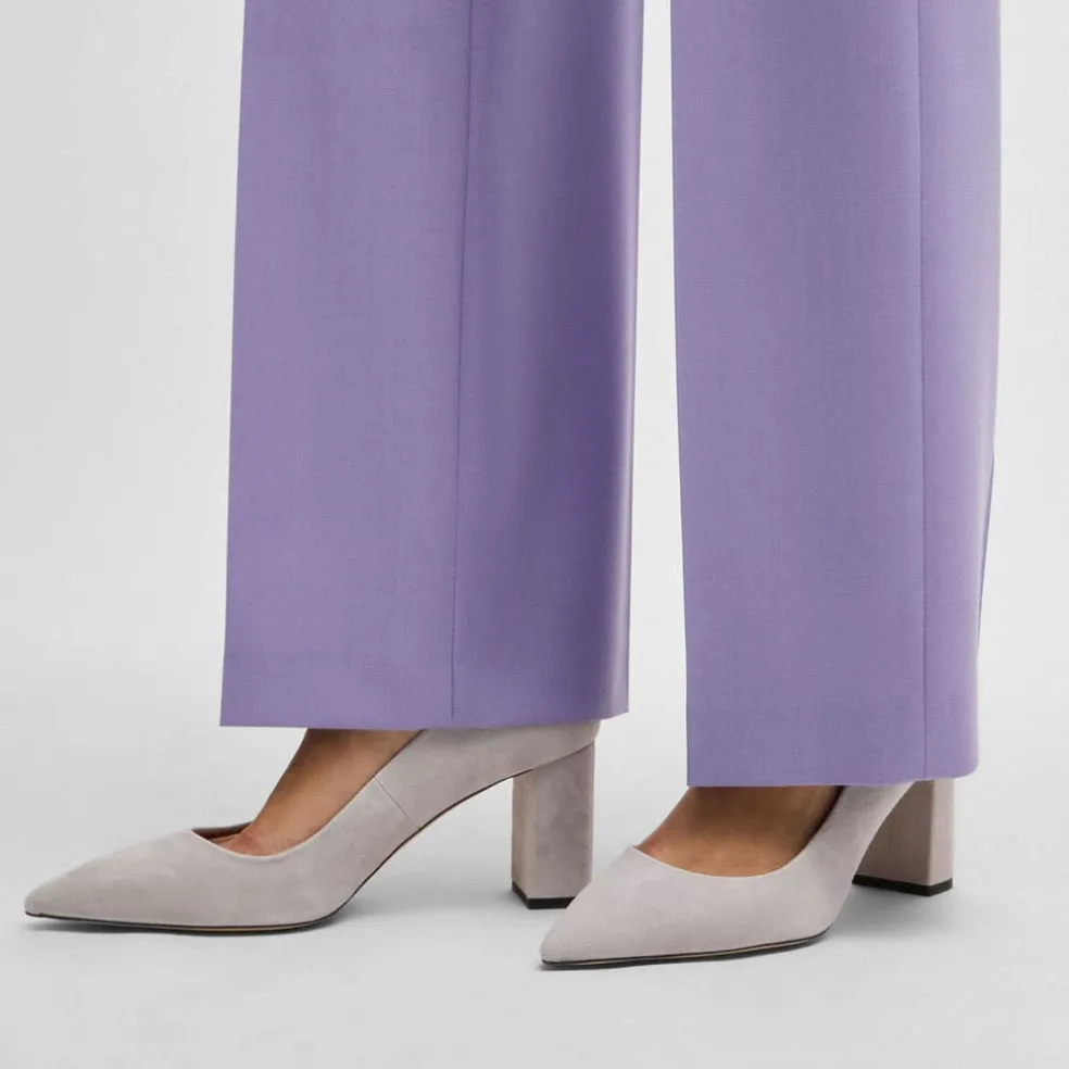 Boss Janet Suede Pumps in Grey