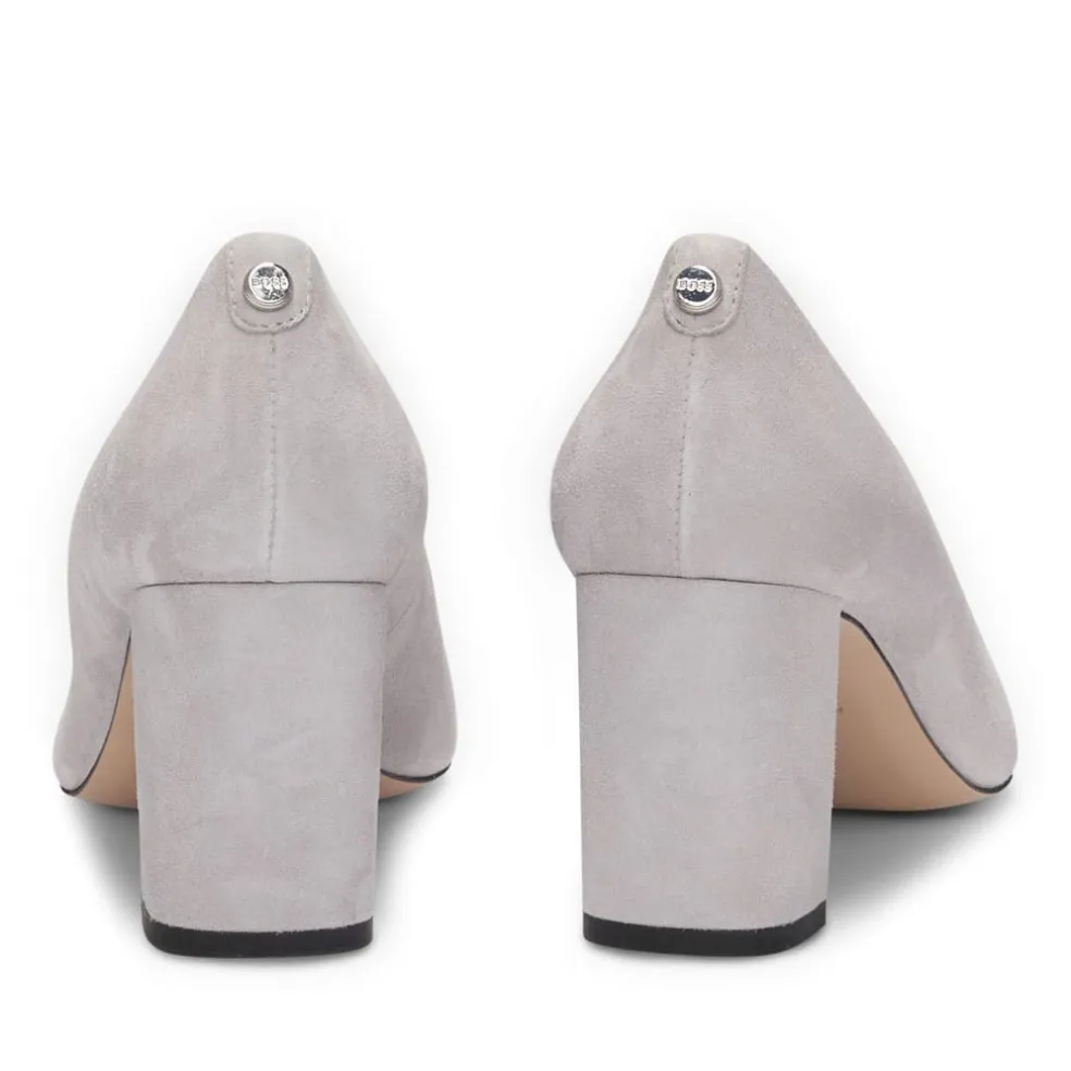Boss Janet Suede Pumps in Grey