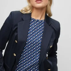 Boss Jatera3 Blazer Jacket in Dark Blue