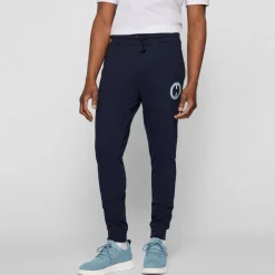 Boss Javan Tracksuit Bottoms in Dark Blue