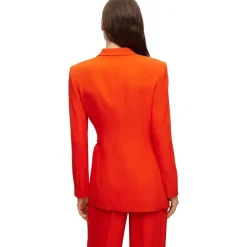 Boss Jawana Tailored Tie Blazer in Orange