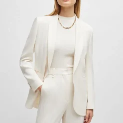 Boss Jirea Regular-Fit Blazer in White