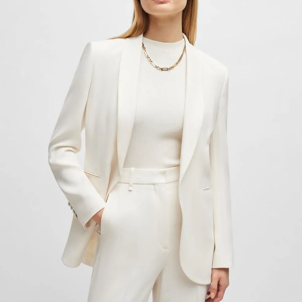 Boss Jirea Regular-Fit Blazer in White