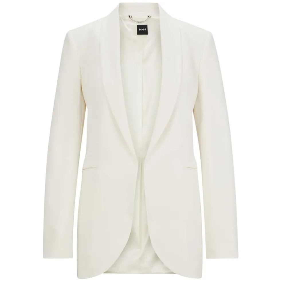 Boss Jirea Regular-Fit Blazer in White