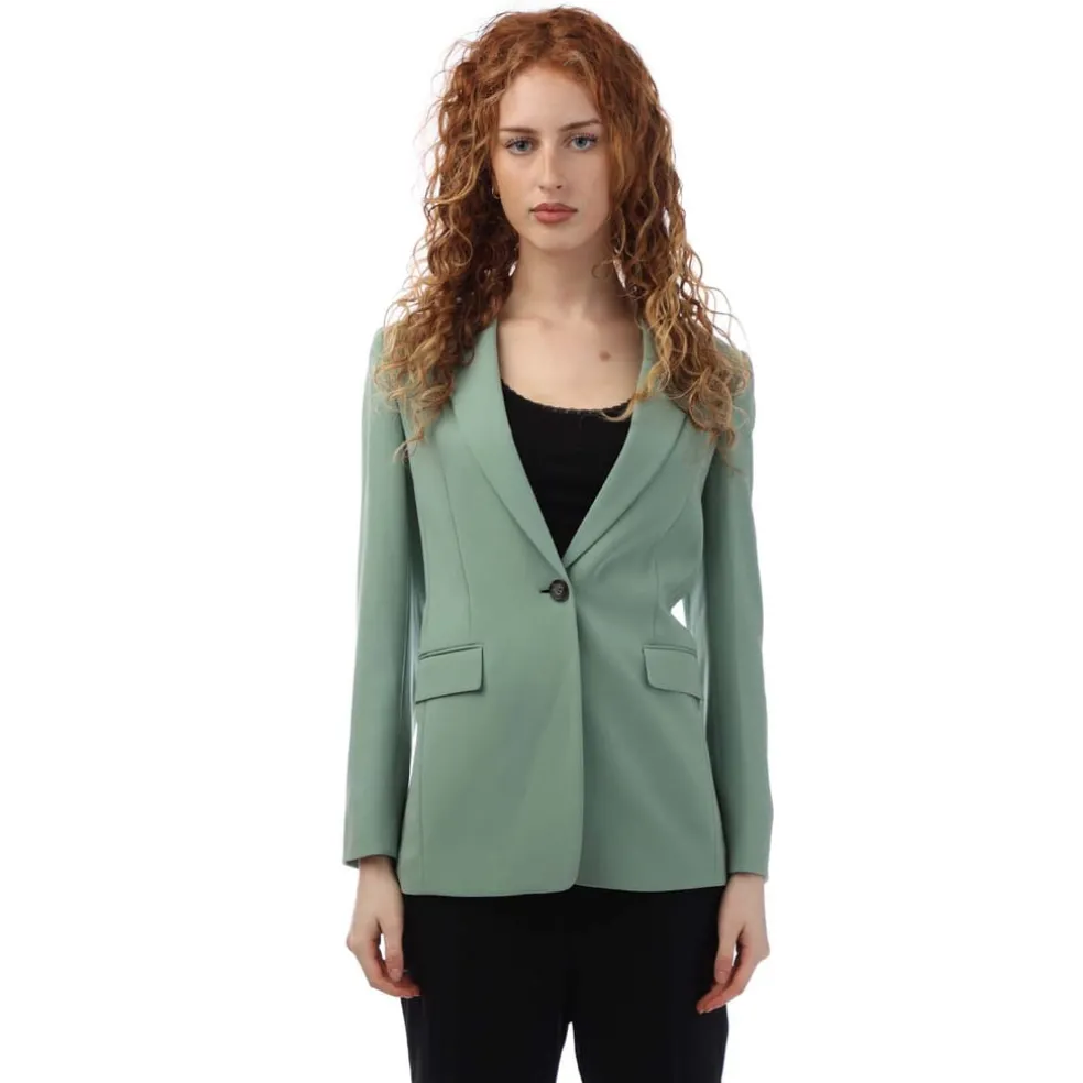 Boss Jocaluah Blazer Jacket in Green