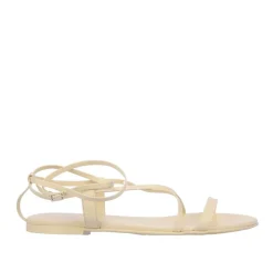 Boss Kristin Flat Sandals in Yellow