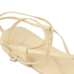 Boss Kristin Flat Sandals in Yellow