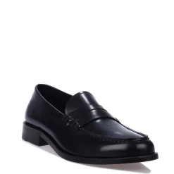 Boss Leather Loafers in Black