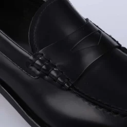 Boss Leather Loafers in Black
