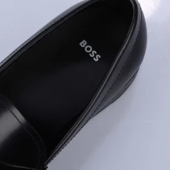 Boss Leather Loafers in Black