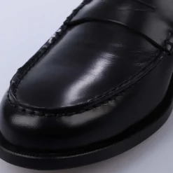 Boss Leather Loafers in Black