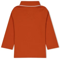 Boss Long Sleeve Regular Fit Shirt in Orange