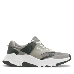 Boss Mens Asher Running Shoes in White