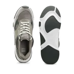 Boss Mens Asher Running Shoes in White