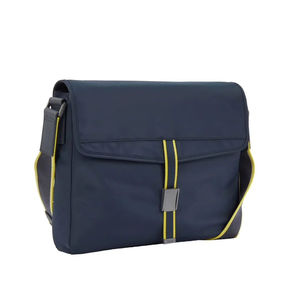 Boss Meridian Messenger Bag in Dark Blue