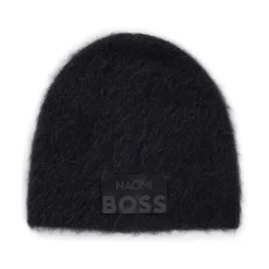Boss Naomi X Boss Beanie in Black