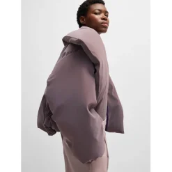 Boss Naomi X Boss Cropped Down Jacket in Purple
