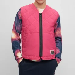 Boss Okella Gilet in Pink