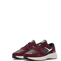 Boss Owen Runn Mixed Material Trainers in Red