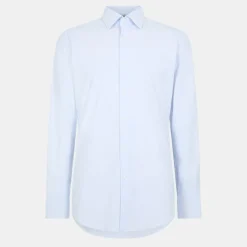 Boss Oxford Regular Fit Long Sleeve Shirt in Blue