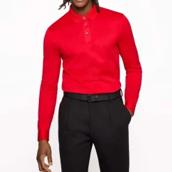 Boss Pearl 21 Polo Shirt in Red