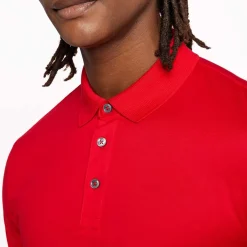 Boss Pearl 21 Polo Shirt in Red