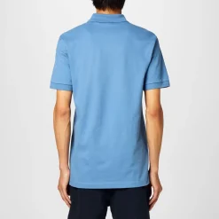 Boss Piqué Polo Top in Blue