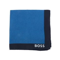 Boss Pocket Square in Blue