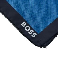Boss Pocket Square in Blue