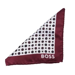 Boss Pocket Square in Natural