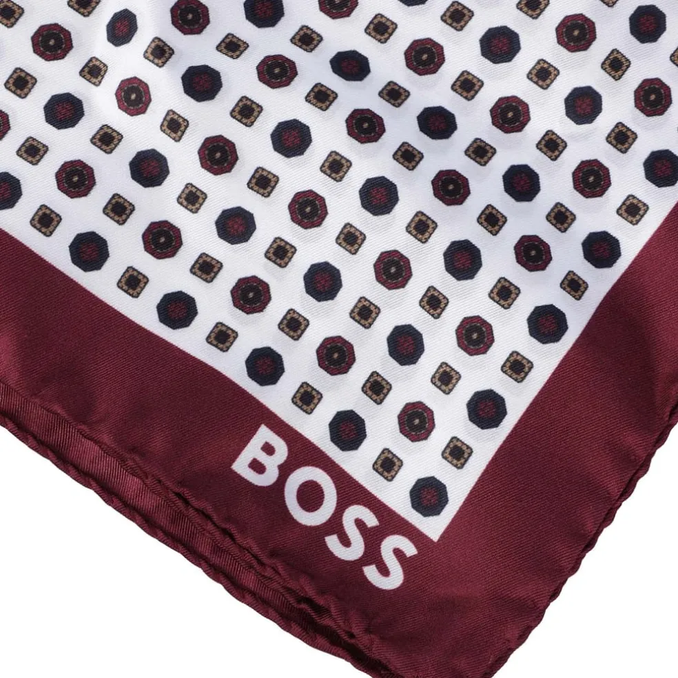 Boss Pocket Square in Natural