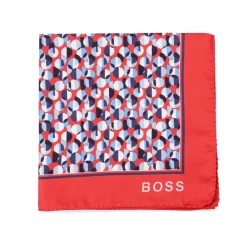 Boss Pocket Square in Red