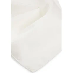 Boss Pocket Square in White