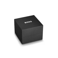 Boss Recycled Stainless Steel Watch Gents in Black