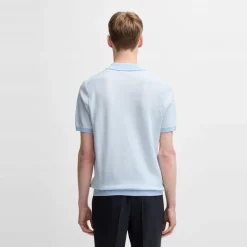 Boss Regular Fit Short Sleeve Shirt in Blue