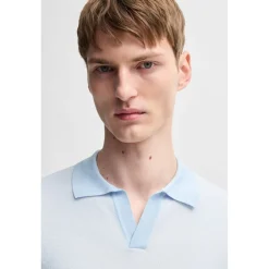 Boss Regular Fit Short Sleeve Shirt in Blue