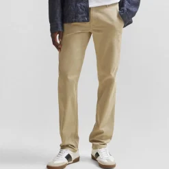 Boss Schino Slim-Fit Trousers in Brown