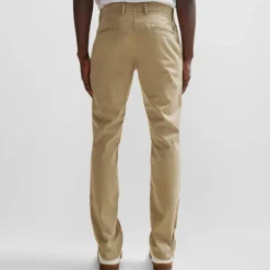 Boss Schino Slim-Fit Trousers in Brown