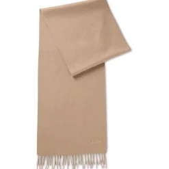 Boss Scottas 28*190 10261761 01 Midweight Scarve Mens in Beige