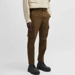 Boss Sisla-8 Cargo Trousers in Green