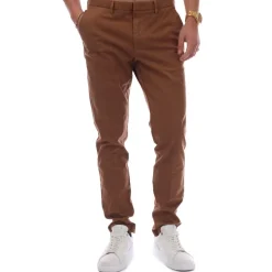 Boss Slim Fit Trousers in Brown