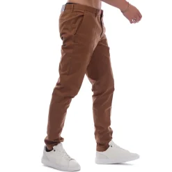 Boss Slim Fit Trousers in Brown