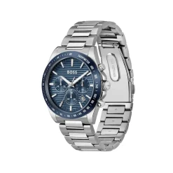 Boss Strike Chronograph Watch in Silver