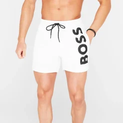 Boss Swim Shorts in White
