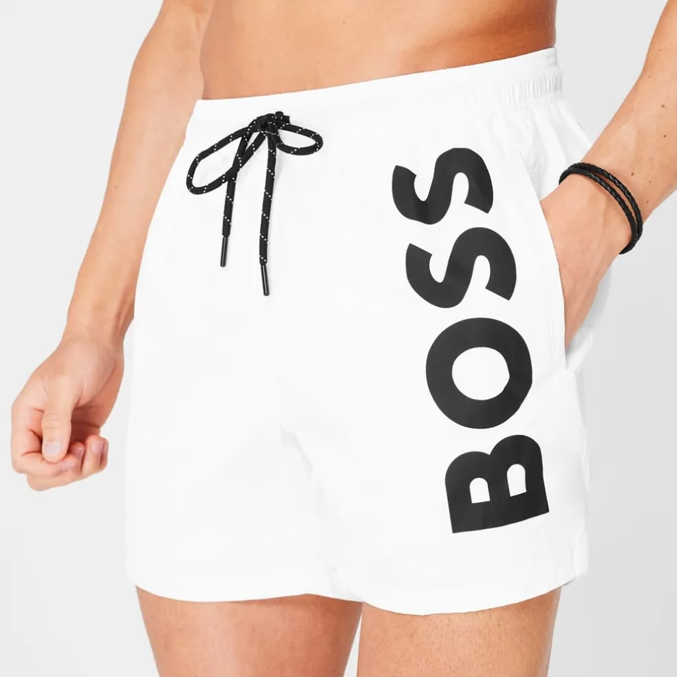 Boss Swim Shorts in White