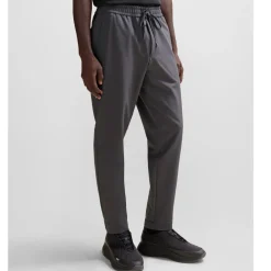 Boss T Flex Tapered-Fit Chinos in Grey